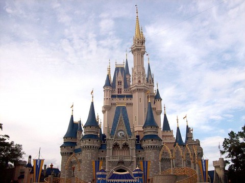 Cinderella`s Castle Walt Disney