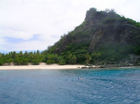 Scenery on Monuriki