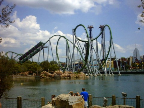 The Incredible Hulk Roller Coaster